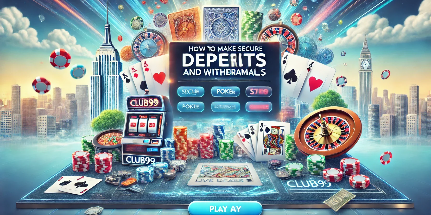 How to Make Secure Deposits and Withdrawals at Club99